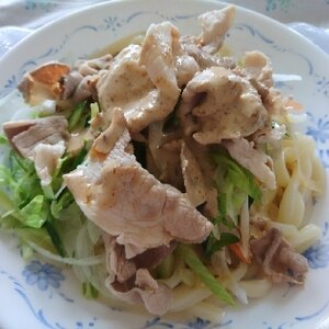 さっぱり！冷しゃぶうどん！